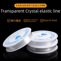 久雅水晶  水晶透明彈力線 穿珠線 DIY飾品串珠 手鏈 手串線 批髮