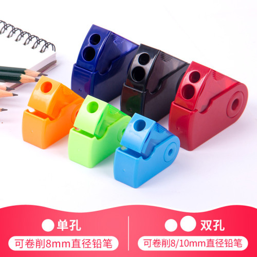 煇柏嘉卷筆刀1827手動創意實用兒童鉛筆刀學生塑料簡易彩色削筆刀