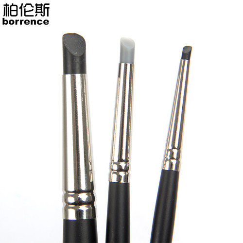 柏倫斯矽膠筆5支套裝繪畫美甲橡膠矽膠筆畱白液造型美術矽膠畫筆