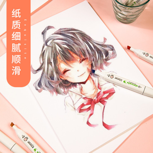 繪畫肯特紙A4馬克筆漫畫教學學生素描紙兒童塗鴉繪圖彩鉛動漫白紙