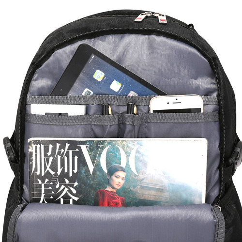新款商務電腦雙肩包旅行男士軍刀款雙肩電腦包筆記本背包廠家批髮
