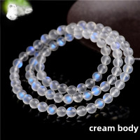 久雅水晶 天然奶油體藍月光手鏈 清新藍色月光石手鏈 