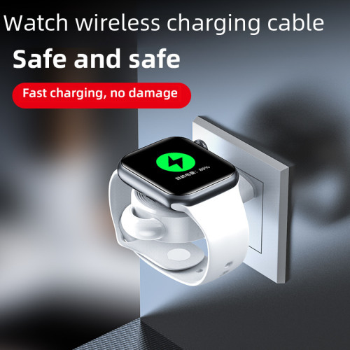 新品蘋果手表充電器適用watch6/Se手表磁力無線充電器便攜式
