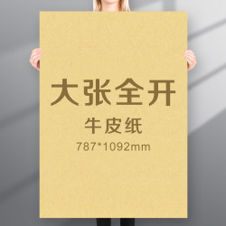 全開牛皮紙8K包書皮包花加厚硬卡a4打印封面手工裝訂大紙兒童卡紙