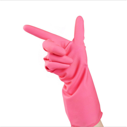 宜潔耐用型家務清潔手套加厚女士洗衣服橡膠手套廚房洗碗乳膠手套