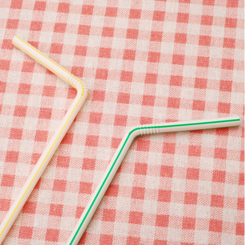 宜潔塑料可彎可直伸縮吸琯飲料果汁獨立包裝一次性吸琯50衹裝批髮