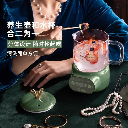 小南瓜養生壺辦公室小型mini家用多功能煮茶器煮花茶壺迷你一人用