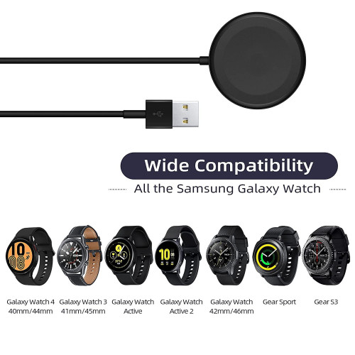 手表無線充適用於三星watch4/watch3active/active2快充 源頭工廠