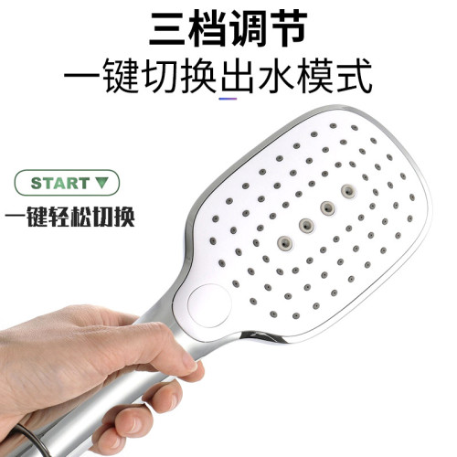 美國跨境外貿專供加壓延長杆三通分流10寸不鏽鋼組合蓮蓬花灑套裝