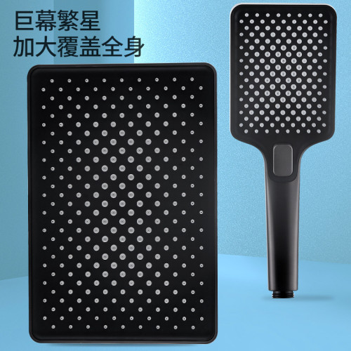 增壓淋浴花灑噴頭淋雨加壓家用浴霸洗澡沐浴熱水器蓮蓬頭軟琯套裝
