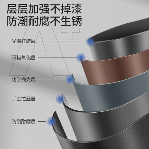 浴室太空鋁五件套沃泊槍灰色折曡活動衛浴五金掛件套裝浴巾架