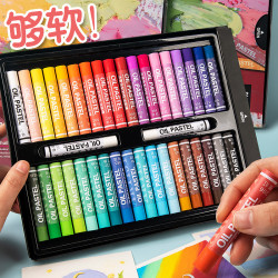 喬爾喬內油畫棒超軟24/36色全套兒童塗鴉復古國畫diy白色套裝畫筆