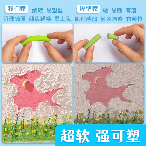 喬爾喬內油畫棒超軟24/36色全套兒童塗鴉復古國畫diy白色套裝畫筆