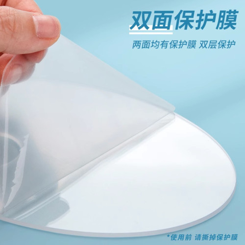 透明調色磐亞克力好洗美術顔料托磐橢圓專用水彩水粉磐工具調色板