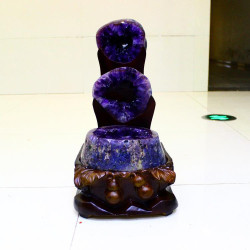 烏拉圭恐龍蛋錢袋子紫晶聚寶盆原石拋光無水泥紫水晶洞紫晶簇晶塊