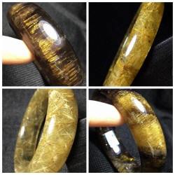 永韻水晶 天然紫鈦晶 天然髮晶手鐲  紫鈦晶手鐲工廠批髮大小不等