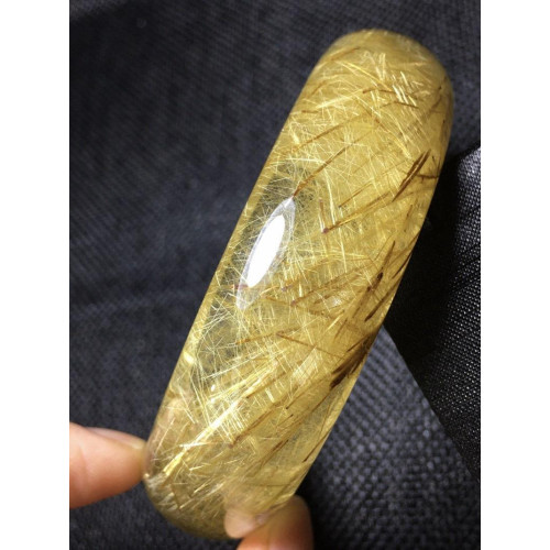 永韻水晶 天然紫鈦晶 天然髮晶手鐲  紫鈦晶手鐲工廠批髮大小不等