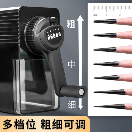 大v削筆器手持素描卷筆刀批髮學生鉛筆美術專用塑料diy透明削筆刀