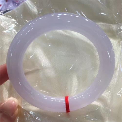 天然緬甸紫羅蘭翡翠手鐲水潤冰種飄花玉手鐲玉石手鐲子女正品A貨