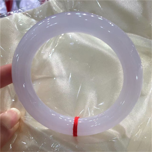 天然緬甸紫羅蘭翡翠手鐲水潤冰種飄花玉手鐲玉石手鐲子女正品A貨