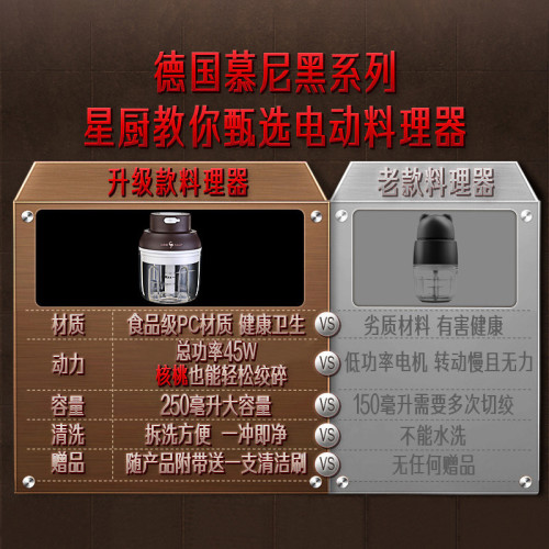 三四鋼 攪蒜器家用壓蒜拉蒜電動擣蒜器 打蒜器絞蒜蓉機電動料理器