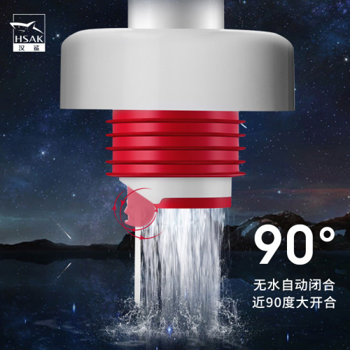抖音哇膠下水琯道塞頭洗手盆牆排洗衣機排水琯廚房防臭密封圈神器