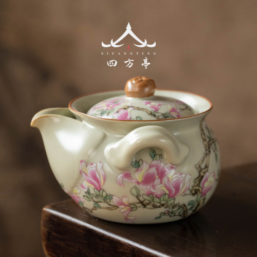 中式復古茶壺陶瓷西施壺大容量功夫茶具高檔單個泡茶壺女士一人