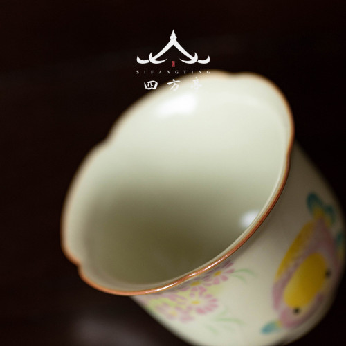 汝窰茶盃茶具喝茶盃子陶瓷主人盃家用品茗盃個人專用喝茶一人單盃