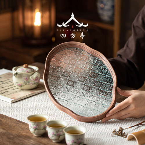 汝窰手抓壺功夫茶具套裝一人茶壺喝茶女士高顔值泡茶壺蓋碗茶杯