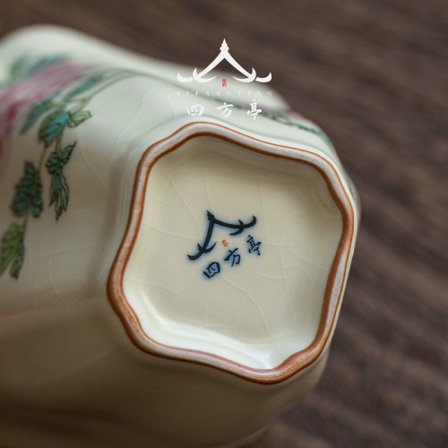 旅行茶具快客盃汝窰便攜式一人女士高顔值個人專用單人泡茶盃陶瓷