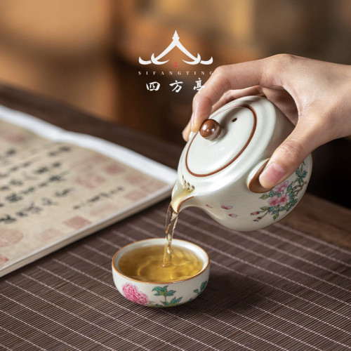 快客盃旅行茶具套裝茶壺旅遊一壺一盃陶瓷戶外便攜式女士一人專用