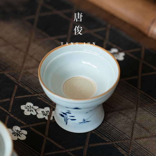 茶漏過濾茶道配件泡茶神器茶葉濾網過濾器茶水分離器茶隔單個茶具