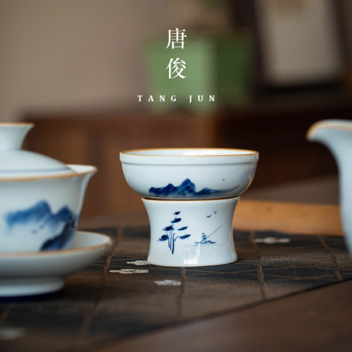茶漏過濾茶道配件泡茶神器茶葉濾網過濾器茶水分離器茶隔單個茶具