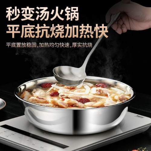 加厚316不鏽鋼盆揉面盆家用湯盆廚房打蛋和面盆洗菜烘焙特大盆子
