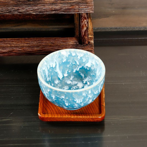 高顔值窰變龍紋盃家用豪華茶盃陶瓷功夫茶具高檔家用品茗盃主人盃