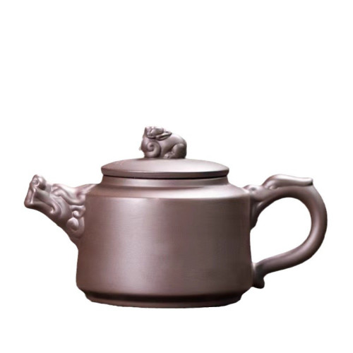 紫砂原鑛鳳鳴壺高檔半手工漢瓦壺浮雕茶壺泡茶壺浮雕西施壺泡茶壺