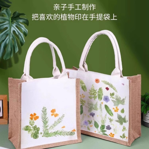 拓染包包帆布兒童diy材料批髮明礬鎚子墊板新年活動手工拓印套裝