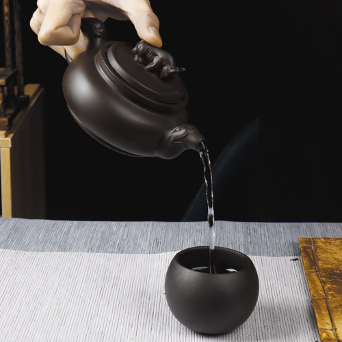手工變色紫砂壺五牛納福鳳鳴壺牛氣沖天泡茶壺功夫茶具廠家直批售