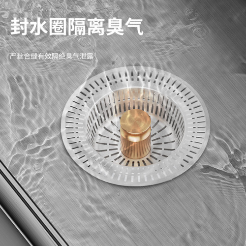 廚房洗菜盆漏水塞洗碗池水槽下水器塞子配件防臭彈跳芯過濾網神器