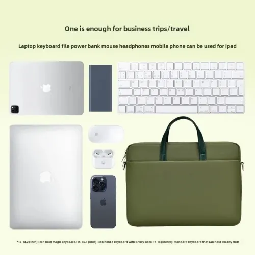 電腦包版防摔氣囊laptop bag單肩手提14寸包16寸斜挎筆記型電腦包