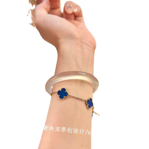 天然香檳金瑪瑙手鐲冰透玉髓鐲子女高冰白月光瑪瑙鐲子冰種少女款