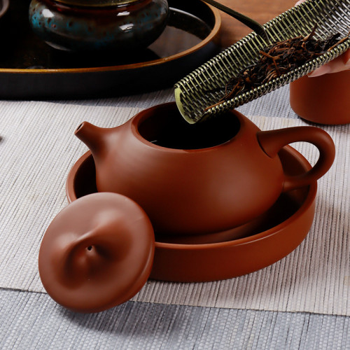 原鑛紫砂壺石瓢壺一壺兩盃功夫茶壺泡茶神器家用送禮手工硃泥茶壺
