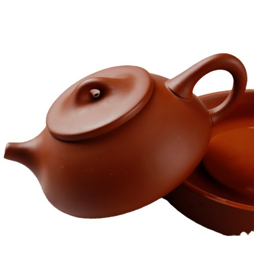 原鑛紫砂壺石瓢壺一壺兩盃功夫茶壺泡茶神器家用送禮手工硃泥茶壺