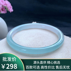 天然圓條翡翠手鐲緬甸冰種細條春彩紫羅蘭正圈玉鐲細款手鐲女包郵