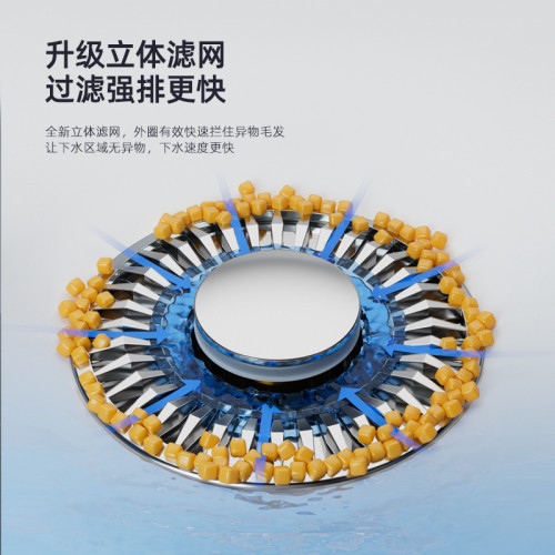 洗手盆臉池漏水塞子面盆彈跳芯下水器台盆配件按壓式防返臭小神器