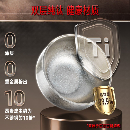 ssgp 純鈦飯碗隔熱防燙面碗湯碗家用旅行戶外便防摔防燙攜鈦餐具