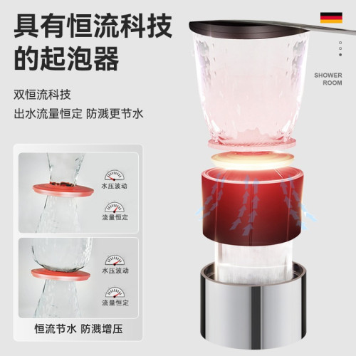 廚房兩檔水龍頭延伸器萬向可旋轉起泡器通用水嘴防濺水神器防濺頭