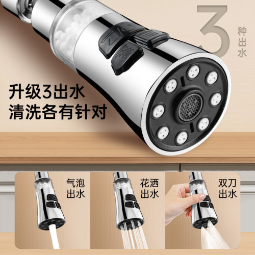 廚房龍頭延伸器防濺水神器萬向通用洗菜池萬能接頭廚房過濾神器