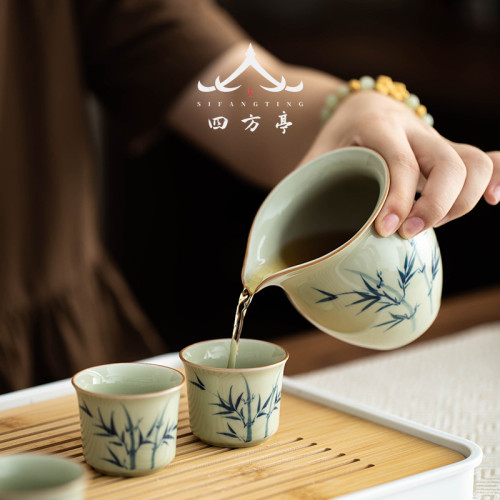 2024新款茶具套裝茶台整套茶磐家用辦公室景德鎮茶壺客厛高檔輕奢
