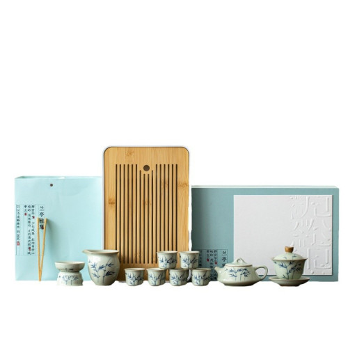 2024新款茶具套裝茶台整套茶磐家用辦公室景德鎮茶壺客厛高檔輕奢